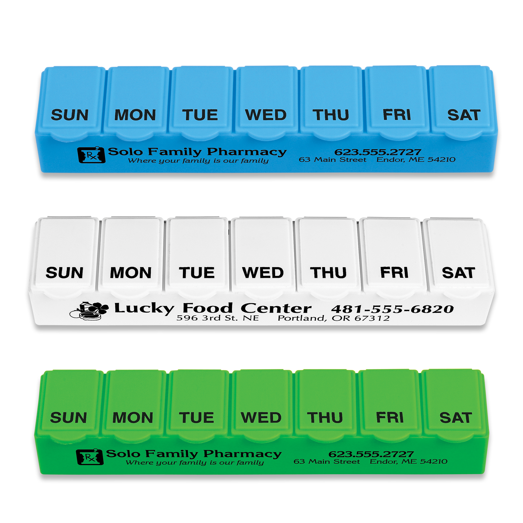 MI1219          - Medi-Fey™ Traditional 7 Day Pill Box                             